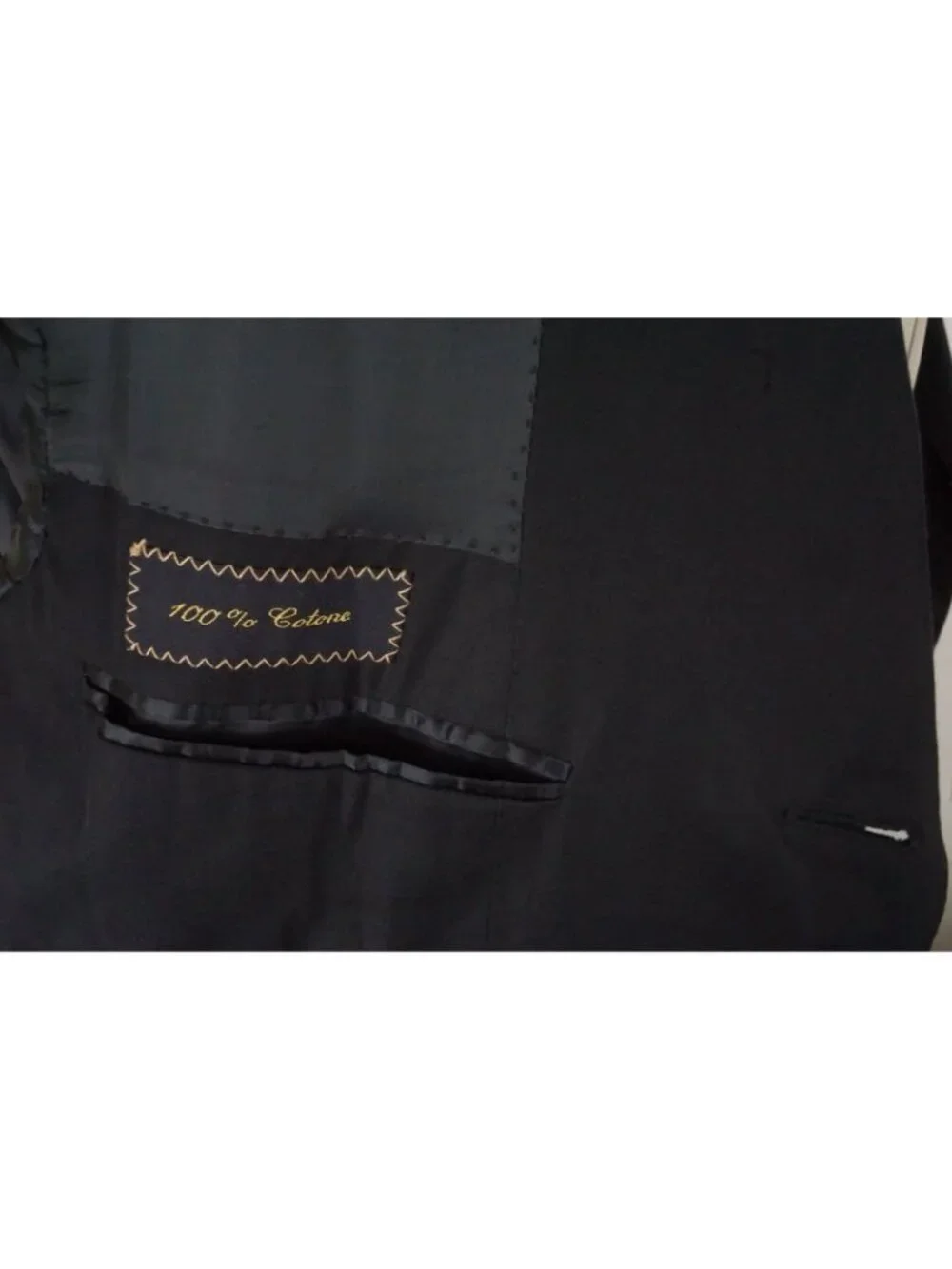 Gruppo Sartoriale Navy Blue Cotton 2 Pc Suit Jacket Pants Sz 52 EU BRAND NEW